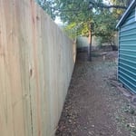 Wood fence