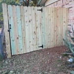 Wood fence