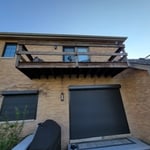 Balcony rebuilt