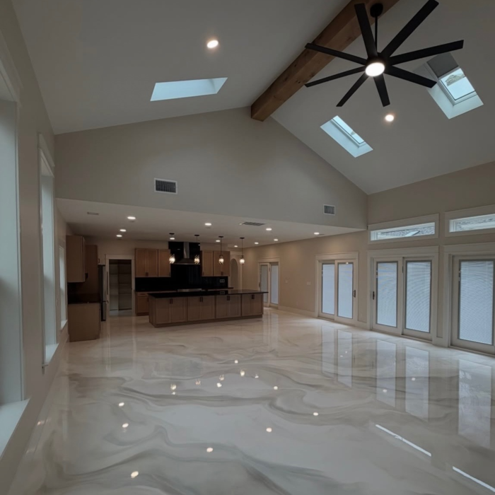 Marble like epoxy