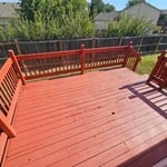 Deck repainting