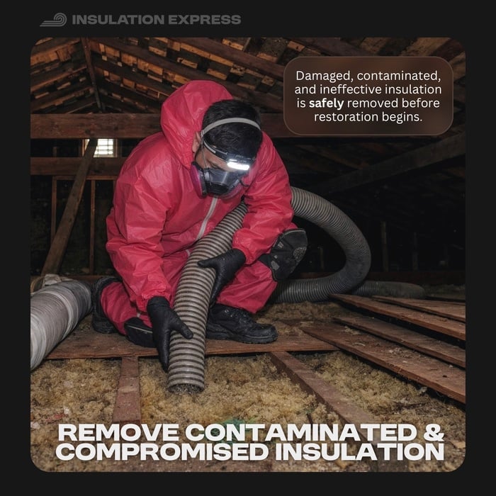 Out with the old. In with a healthier attic system