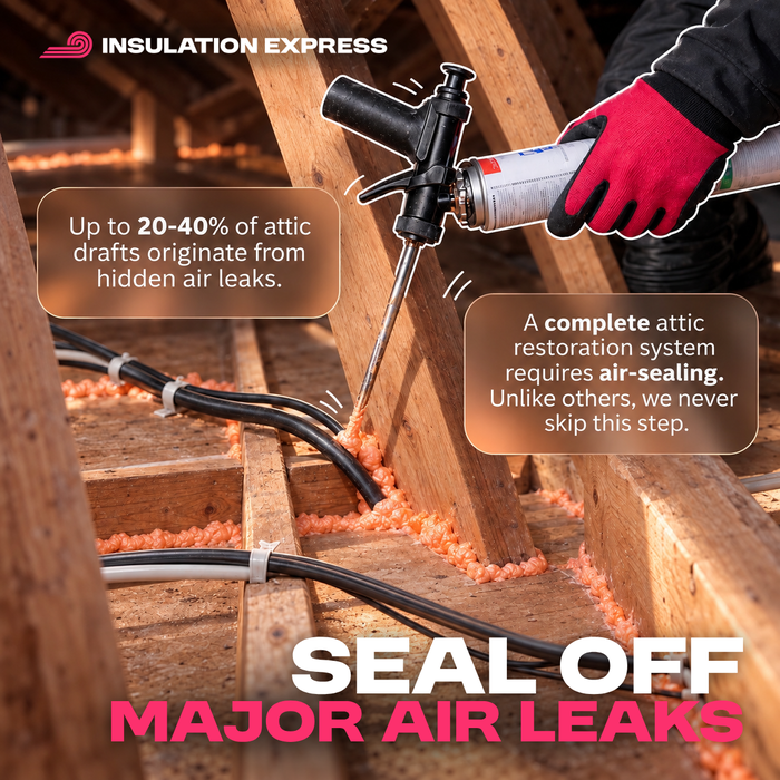Seal Attic Air Leaks