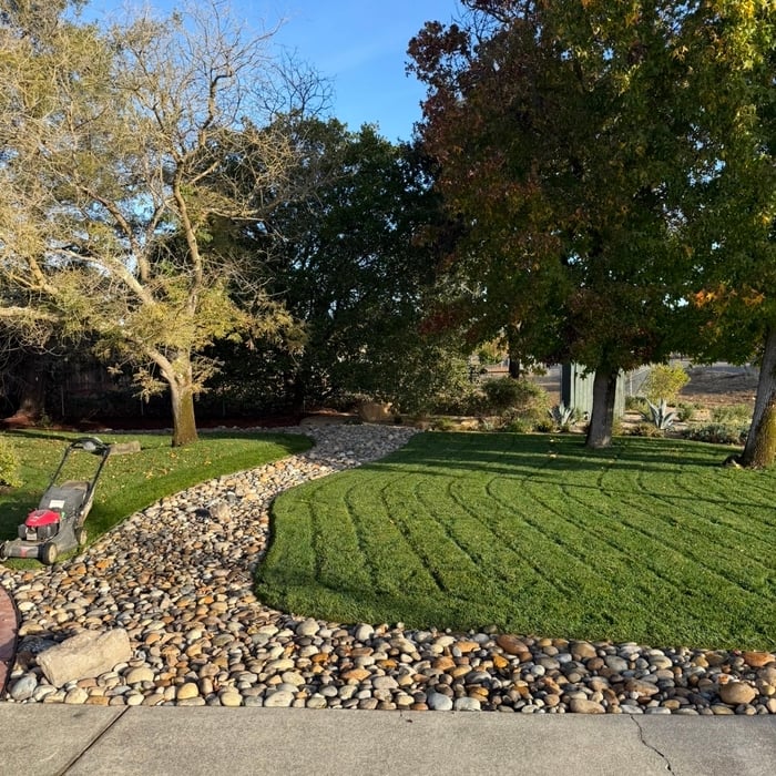 Lawn mowing