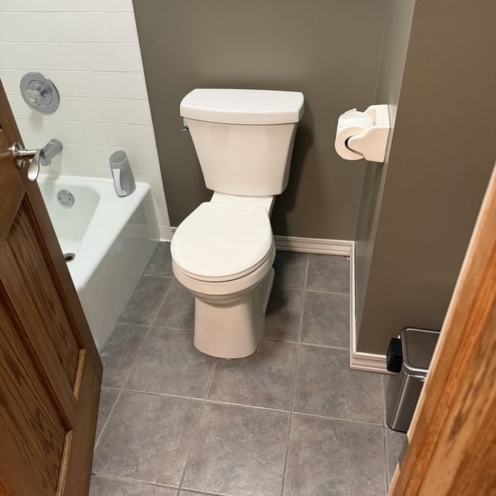 New toilet insalled
