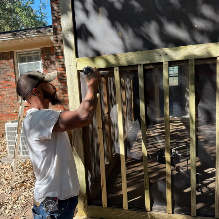Securing the wood