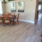 Vinyl plank floor!
