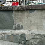 Repaired stoop