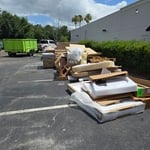 before clean up