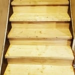 replaced stairs