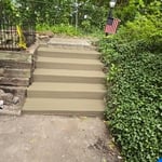 Steps and railings