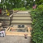 Steps and railings