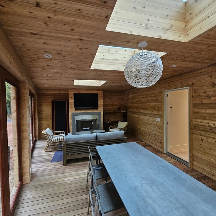 Mohagony Screen Porch