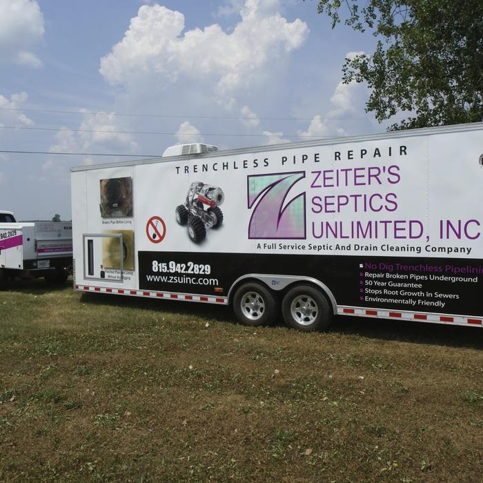 Trenchless Pipe Lining Trailer