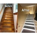 Stained steps