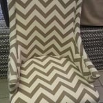 Chevron Upholstered Chair