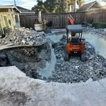 Pool demolition