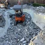 Pool demolition