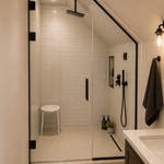 White Tile Shower Loft