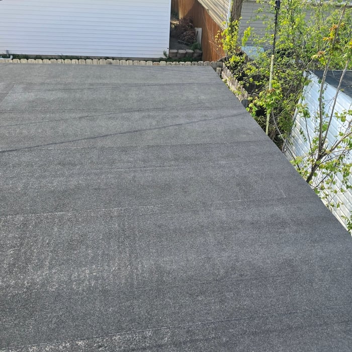 Reroofing job