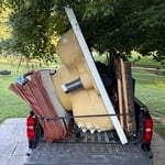 Hot tub in truck