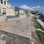 brick paver installation