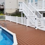 Above ground Pool Deck