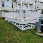 Above ground Pool Deck