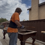 Pool table removal