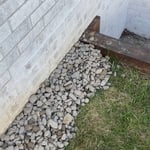 Foundation swale