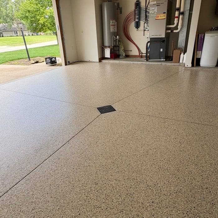 Garage floor upgrade