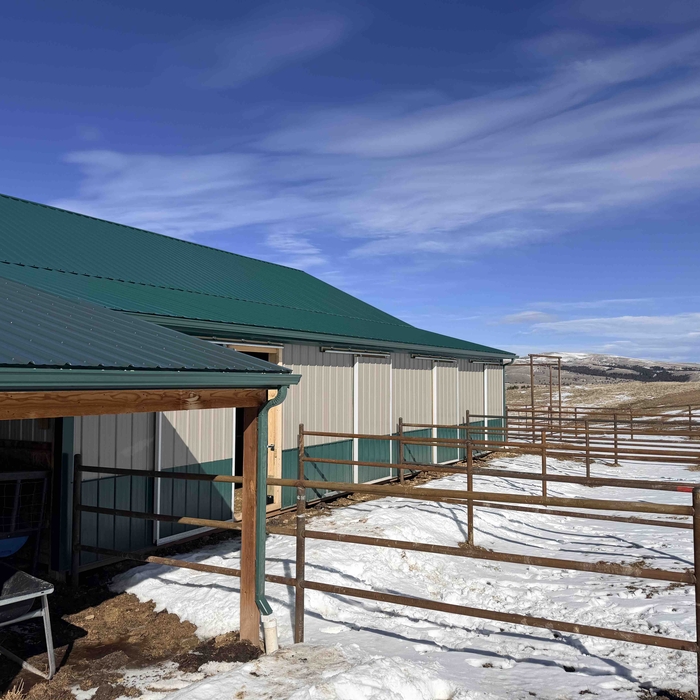 New seamless gutters
