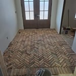 Brick front entry