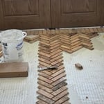 Brick front entry