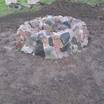 Natural stone fire pits