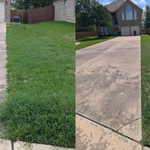 Before and After Mowing