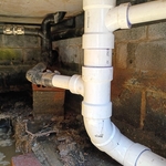 New PVC Drain Stack