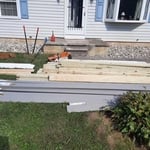 Composite deck build.