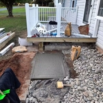 Composite deck build.