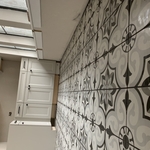 Flooring and bathroom