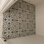 Flooring and bathroom