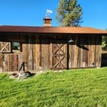 Horse barn