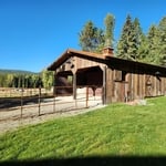 Horse barn