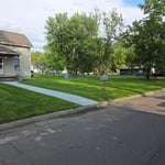 Large lawn