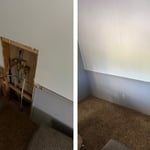 Plumber cut a hole!