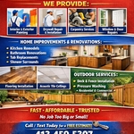 Vinyl fence