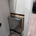 Inside closet area without taking up space