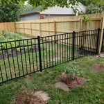 Black Aluminum Fence