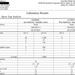 Before Test Results