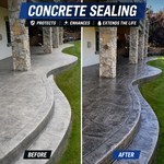 Stamped Concrete Sealing